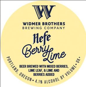 Widmer Brothers Brewing Company Berry Lime Hefe February 2017