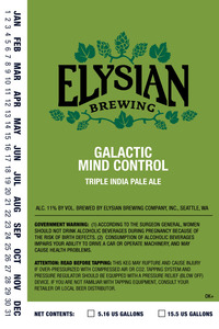 Elysian Brewing Company Galactic Mind Control