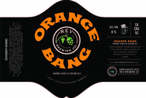 Rev Brewing Co. Orange Bang Cream Ale