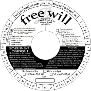 Free Will Provisional Funk With Cherries March 2017