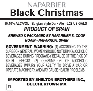 Naparbier Black Christmas