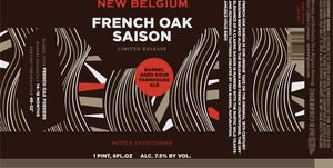 New Belgium Brewing French Oak Saison