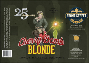 Front Street Brewery Cherry Bomb Blonde