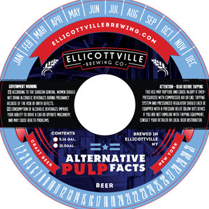 Ellicottville Brewing Company Alternative Pulp Facts February 2017