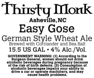 Thirsty Monk Easy Gose