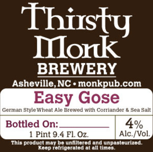 Thirsty Monk Easy Gose