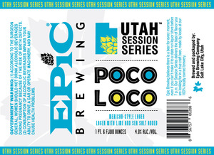 Epic Brewing Company Poco Loco