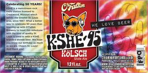 O'fallon Kshe Kolsch Style Ale February 2017