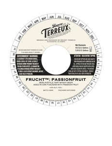 Bruery Terreux Frucht: Passionfruit
