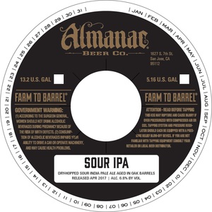 Almanac Beer Co. Sour IPA February 2017