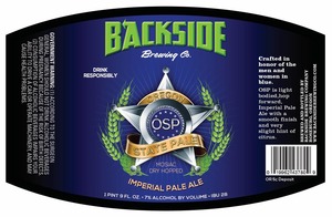 Backside Brewing Co. Osp March 2017