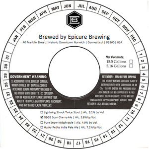 Epicure Brewing Gbgb Sour Cherry Ale