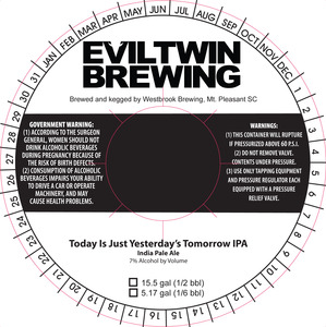 Evil Twin Brewing Today Is Just Yesterday's Tomorrow IPAs