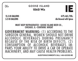 Goose Island 1060 Wit