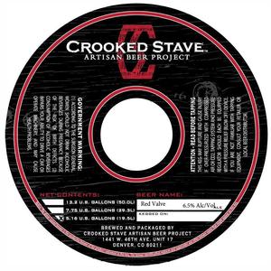 Crooked Stave Artisan Beer Project Red Valve
