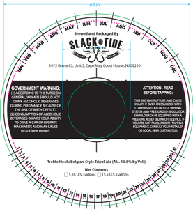 Treble Hook Belgian Style Tripel Ale March 2017