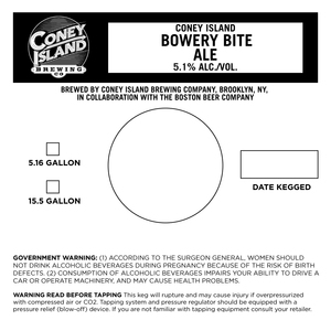Coney Island Bowery Bite Ale March 2017