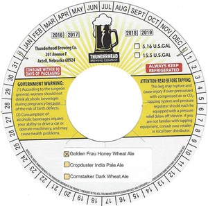 Golden Frau Honey Wheat Ale March 2017