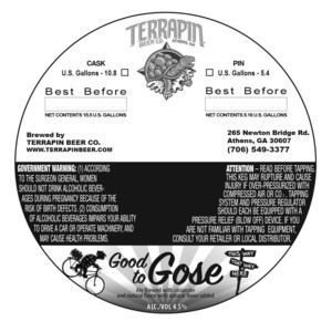 Terrapin Good To Gose