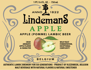 Lindemans Apple Lambic March 2017