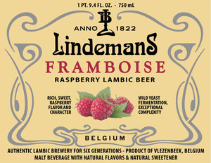 Lindemans Framboise Lambic March 2017