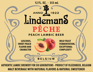 Lindemans Peche Lambic March 2017