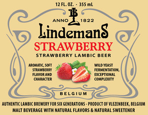 Lindemans Strawberry Lambic March 2017