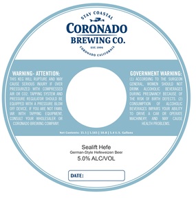 Coronado Brewing Company Sealift Hefe