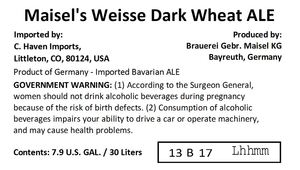 Maisel's Weisse Dark Wheat