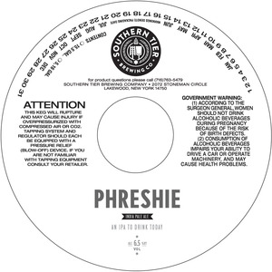 Southern Tier Brewing Co Phreshie