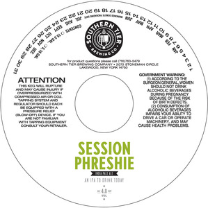 Southern Tier Brewing Co Session Phreshie