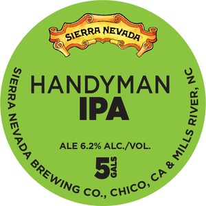 Sierra Nevada Handyman IPA March 2017