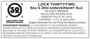 Lock Thirty-two Sal's 3rd Anniversary 