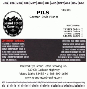 Grand Teton Brewing Company Pils