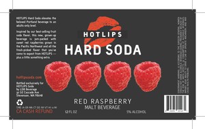 Hotlips Soda Red Raspberry Malt Beverage