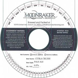 Moonraker Brewing Company Citra Crush Pale Ale