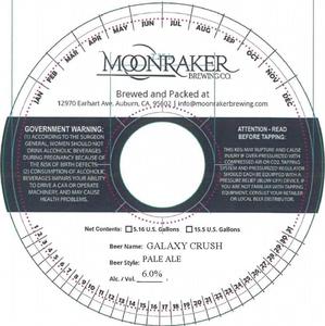 Moonraker Brewing Company Galaxy Crush Pale Ale
