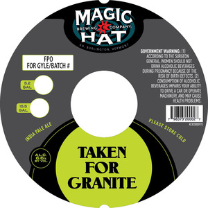 Magic Hat Taken For Granite