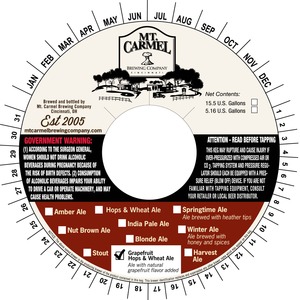 Mt Carmel Brewing Company Grapefruit Hops & Wheat Ale