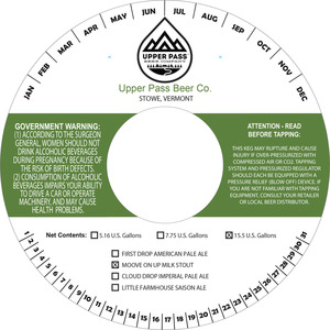 Upper Pass Beer Company Moove On Up Stout