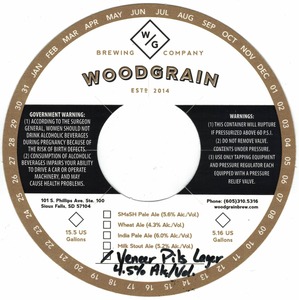 Woodgrain Brewing Company Veneer Pils Lager