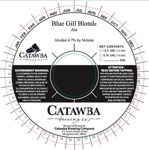 Catawba Brewing Co. Blue Gill Blonde March 2017