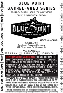 Bourbon Barrel-aged Coconut Stout March 2017