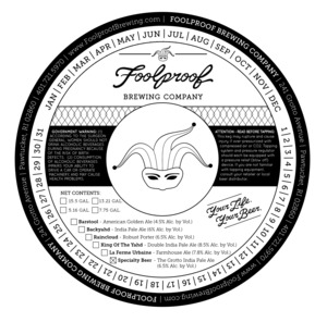 Foolproof Brewing Company The Grotto