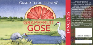 Grand Teton Brewing Company Grapefruit Gose March 2017