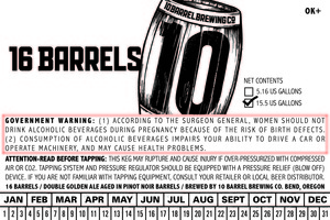 10 Barrel Brewing Co. 16 Barrels March 2017