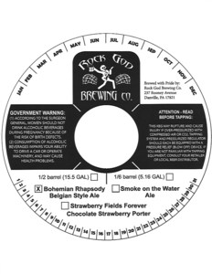 Rock God Brewing Co. Bohemian Rhapsody