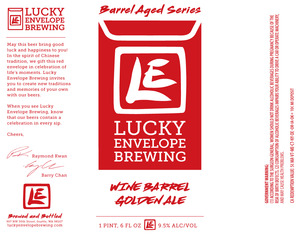 Lucky Envelope Brewing March 2017