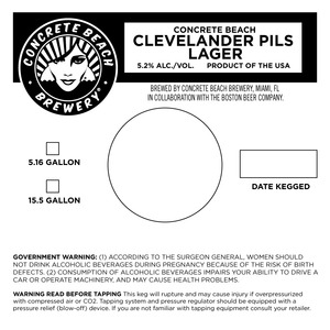 Concrete Beach Clevelander Pils Lager