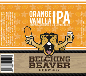 Belching Beaver Brewery Orange Vanilla IPA March 2017